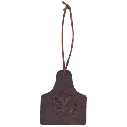 Circle Y Air Freshener Leather - Cattle Tag