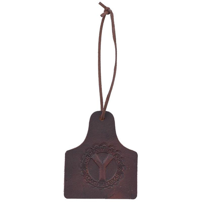 Circle Y Air Freshener Leather - Cattle Tag