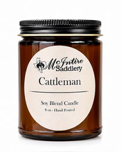 McIntire Saddlery Candle 16oz - Cattleman