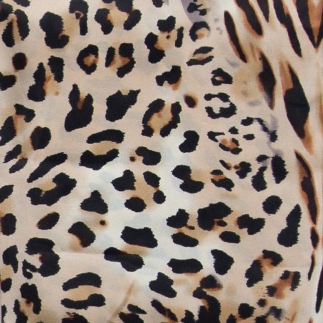 Wild Rags Charmeuse #5 Leopard