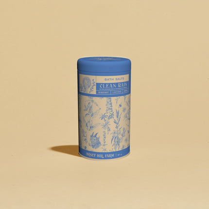 Honey Hill Farm Bath Salts 27oz - Clean Rain