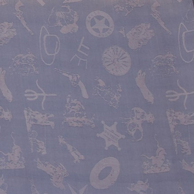 Mini Wild Rag Cowboy Logo Silver