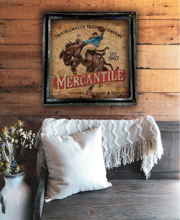 TM Cowboy Merchantile - Med Square 20"