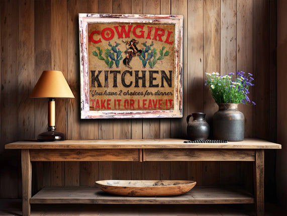 TM Cowgirl Kitchen - Med Square 20"