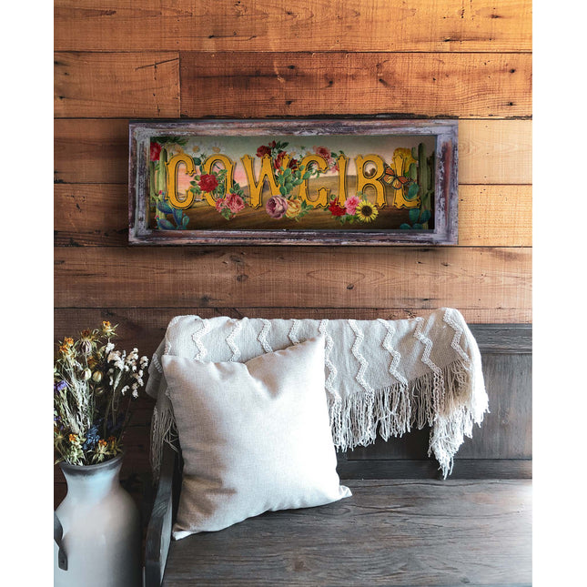 TM Cowgirl 11"x28" Small Rectangle