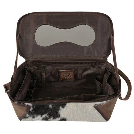 Cowhide Maddi Makeup Carry All