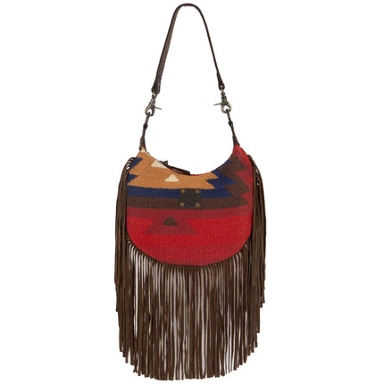 Crimson Sun Nellie Fringe Bag