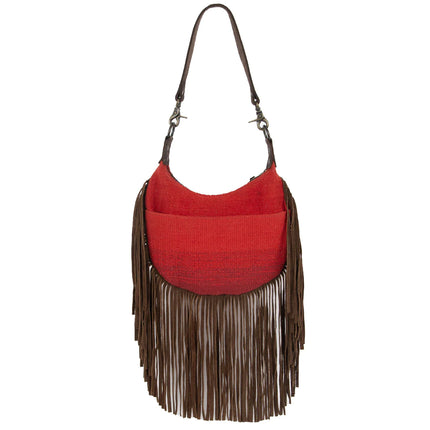 Crimson Sun Nellie Fringe Bag