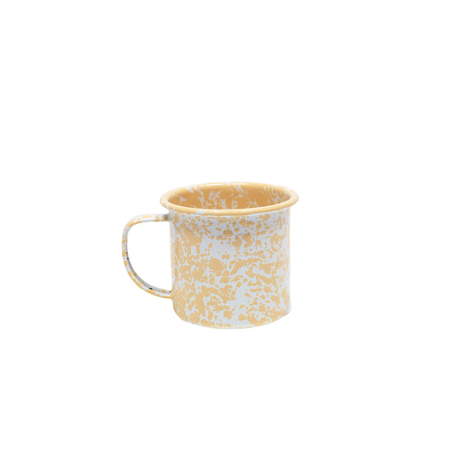 Splatter Mug Yellow 12oz