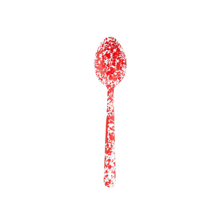 Splatter Large Serving Spoon Red