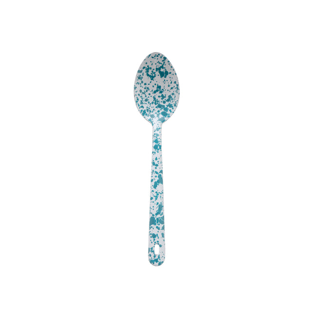 Splatter Large Serving Spoon Turquoise