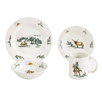 Ranchlife 16pc Ceramic Dinnerware Set
