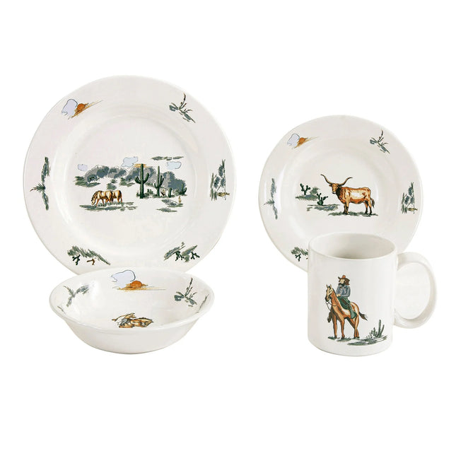 Ranchlife 16pc Ceramic Dinnerware Set