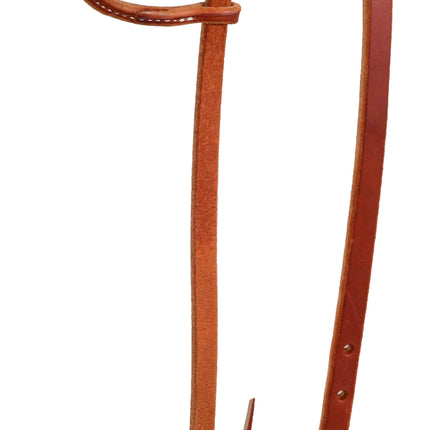 Berlin Rolled Ear Headstall w/ Black Steel Buckle