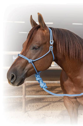Professional's Choice Easy On Rope Halter Turquoise