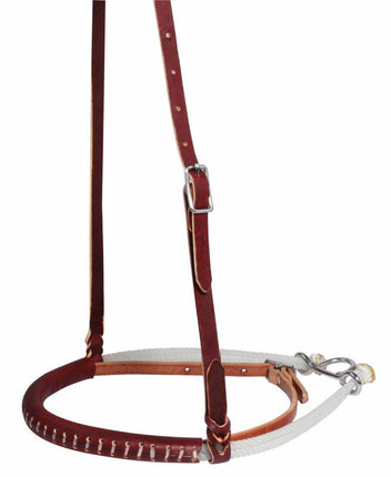 PC Noseband Hand Laced Double Rope Caveson