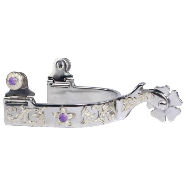 Pozzi Silver Floral Spur