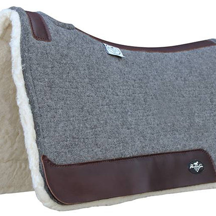 Deluxe 100% Wool Pad 1.25" Fleece