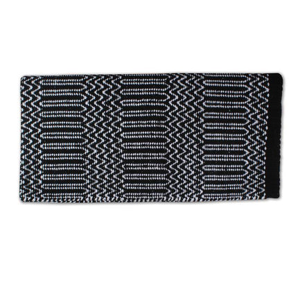 PC Double Weave Navajo Blanket Black/White