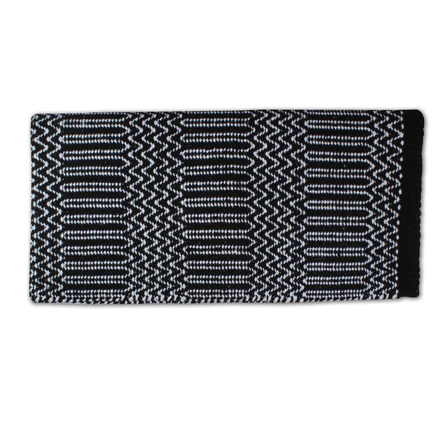 PC Double Weave Navajo Blanket Black/White