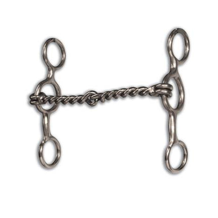 PC Performance Short Shank Twisted Wire Snaffle