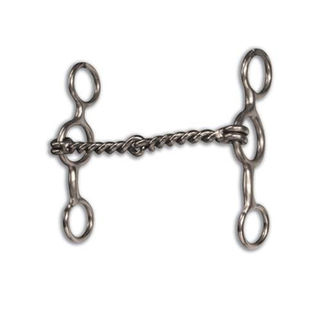 PC Performance Short Shank Twisted Wire Snaffle