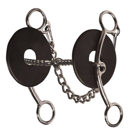 Brittany Pozzi Lifter Medium Shank Twisted Wire Snaffle