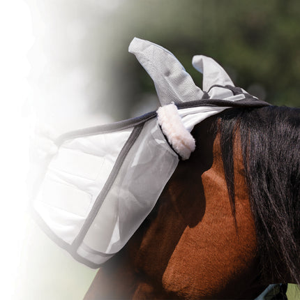 PC Fly Mask Horse Grey
