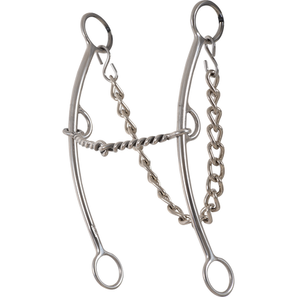 Goostree Pickup Long Shank Twisted Wire Snaffle