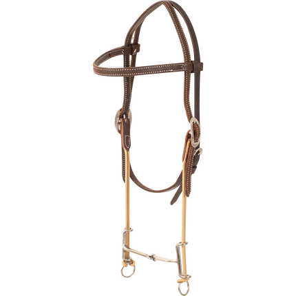 Classic Loomis Gag Browband Smooth Snaffle