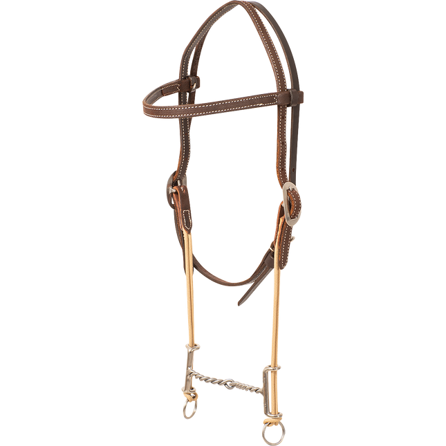 Classic Loomis Gag Browband Twisted Wire Snaffle