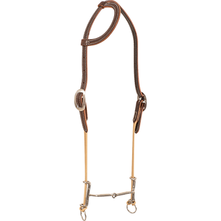 Classic Loomis Gag Single Ear Smooth Snaffle