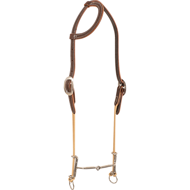 Classic Loomis Gag Single Ear Smooth Snaffle