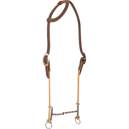 Classic Loomis Gag Single Ear Twisted Wire Snaffle