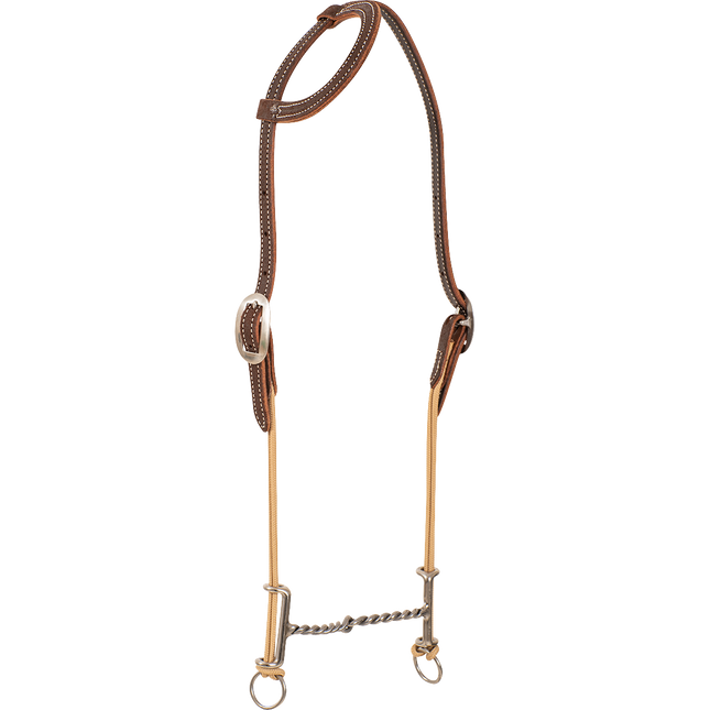 Classic Loomis Gag Single Ear Twisted Wire Snaffle