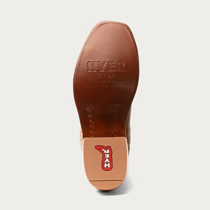 Hyer Boots Mens Hays Brown Bison