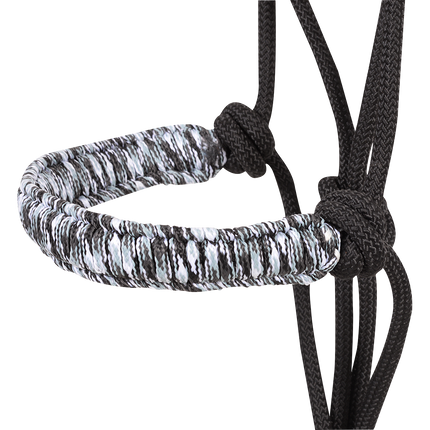 Cashel Braided Nose Rope Halter Black Camo