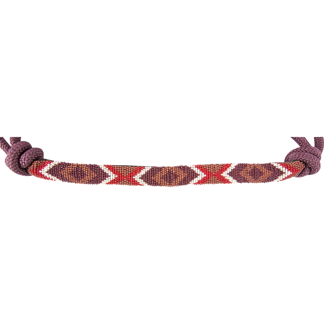 Cashel Beaded Rope Halter w/ Lead Plum