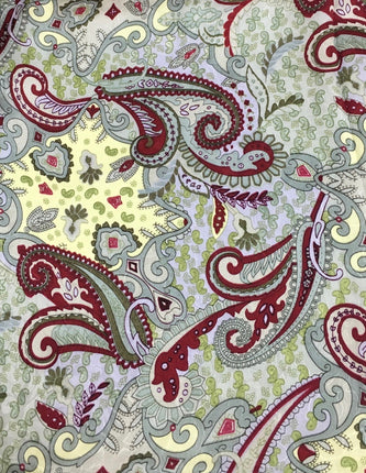 Mini Wild Rag Paisley Mint Madness