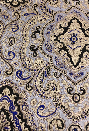 Wild Rags Paisley Ivory and Gold