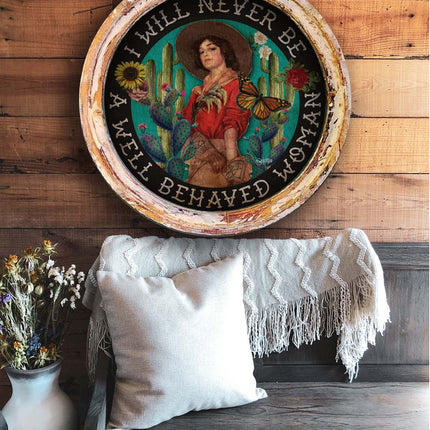 TM Never Well Behaved - Circle 20"