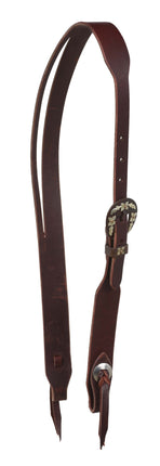 Split Ear Headstall Latigo Stainless Buckle