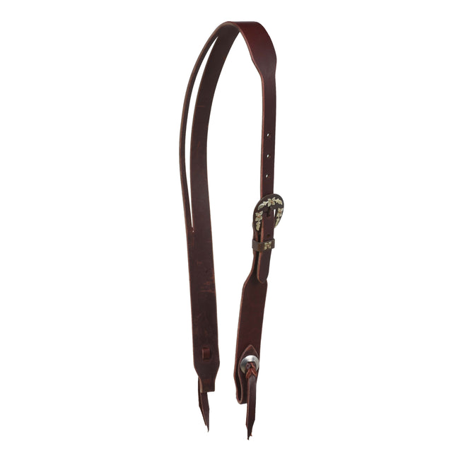 Split Ear Headstall Latigo Stainless Buckle