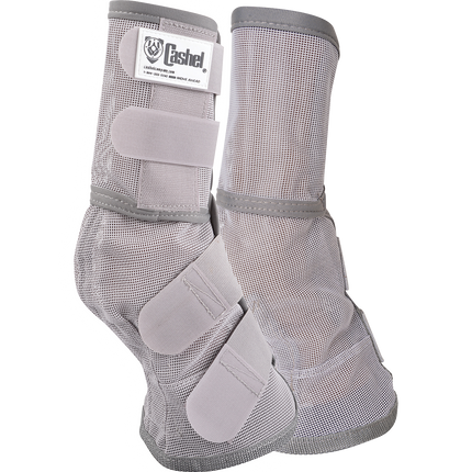 Crusader Leg Guard Fly Boots Grey Large Pony