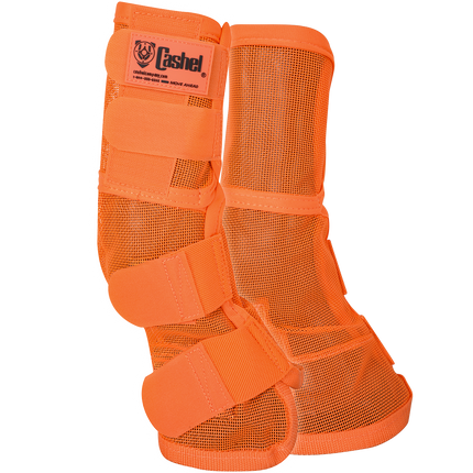 Crusader Leg Guard Fly Boots Orange Warmblood