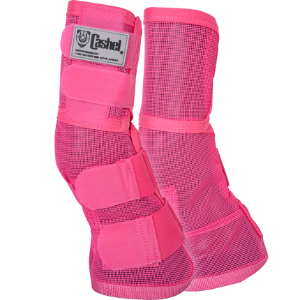 Crusader Leg Guard Fly Boots Pink Arabian