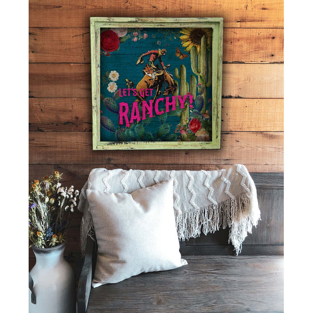 TM Let's Get Ranchy - Med Square 20"