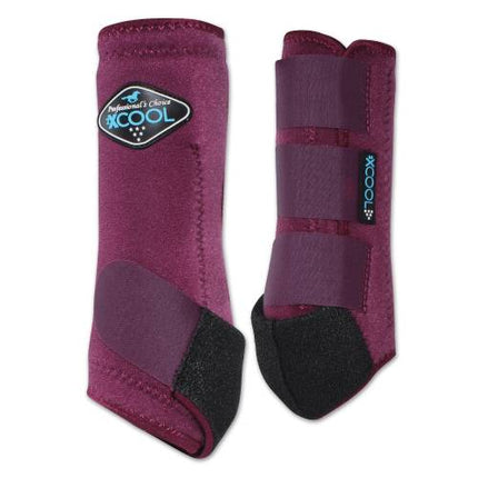 2XCool Sports Medicine Boot Front Wine