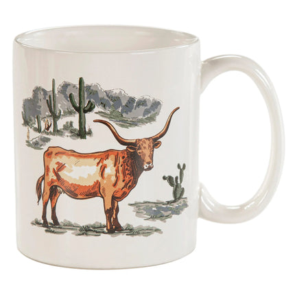 Ranch Life Mug Longhorn Color