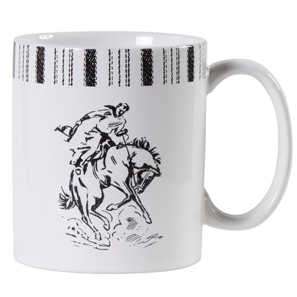 Ranch Life Mug Bronco Black